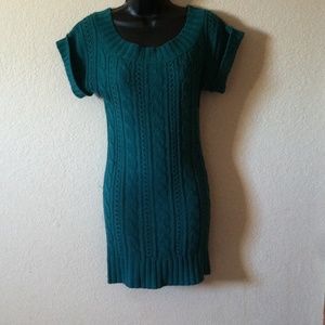 Green Sweater Dress