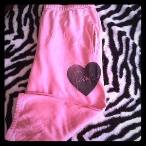 Victoria's Secret pink Capri sweats