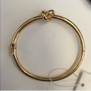 Kate Spade gold knit bracelet