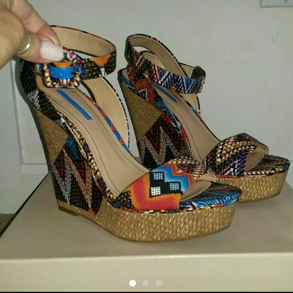 BCBGeneration Shoes - BCBGENERATION Multi Colored Wedges