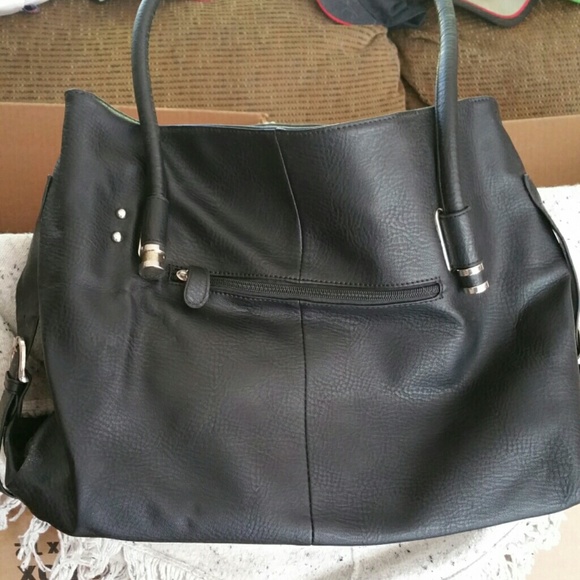 Leather tote