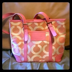 Pink coach imitation bag *make an offer!