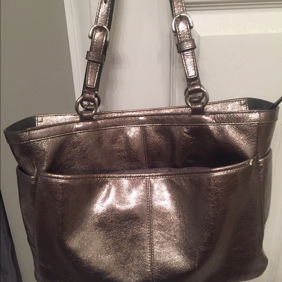 Silver Coach Purse - Picture 2 of 4