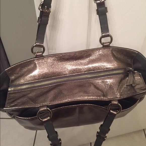 Silver Coach Purse - Picture 3 of 4