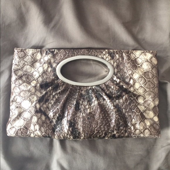 Reptile Print Clutch purse
