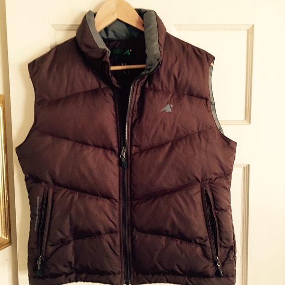 EMS Brown and Gray Down Vest