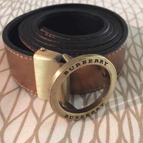Burberry Gold belt