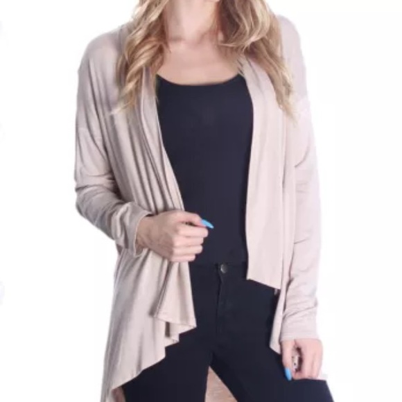Tan cardigan