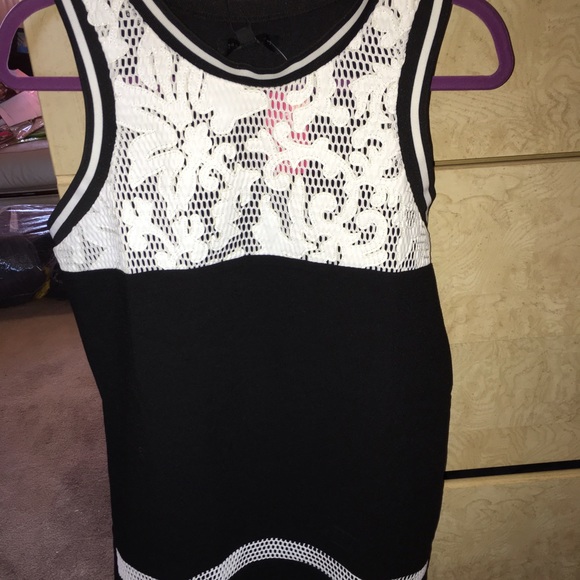Black and white dress