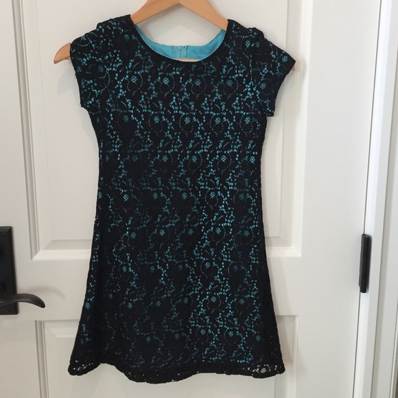 Dresses & Skirts - Black and blue lace dress Dresses & Skirts - Black and blue lace dress