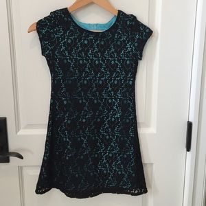 Dresses - Black and blue lace dress Dresses - Black and blue lace dress
