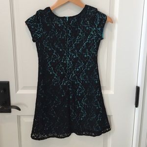Dresses - Black and blue lace dress Dresses - Black and blue lace dress