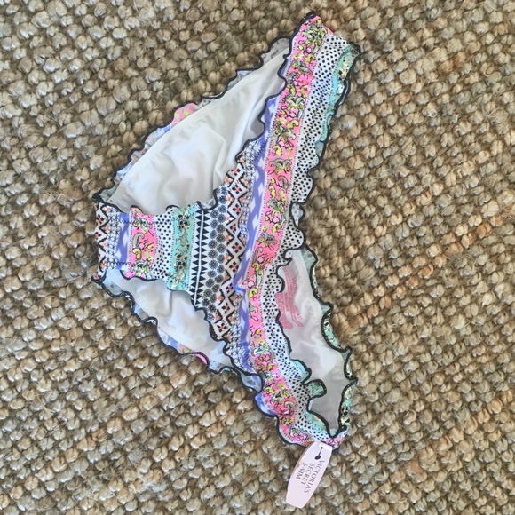Victoria Secret Cheeky Ruffle Swimsuit Bottom