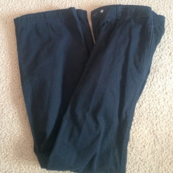 3 FOR 10 🎉Lord and Taylor Black Cotton Pants - Picture 1 of 3