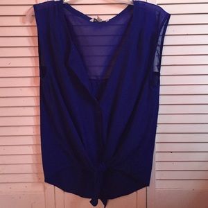 Royal blue American Eagle tank
