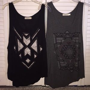 Tribal tank tops