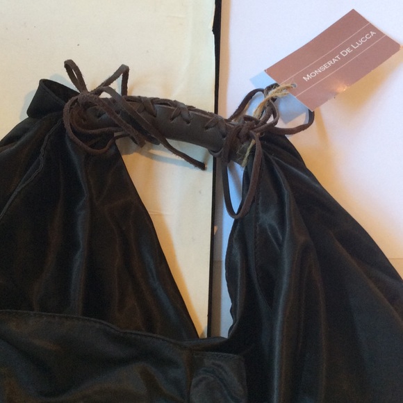 Monserrat De Luca Black Satin Bag. PRICE DROP. 9