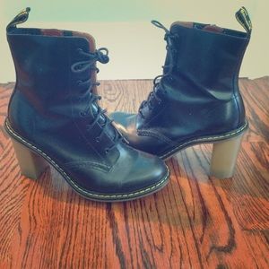 Doc Marten heeled boots