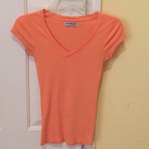 orange v neck