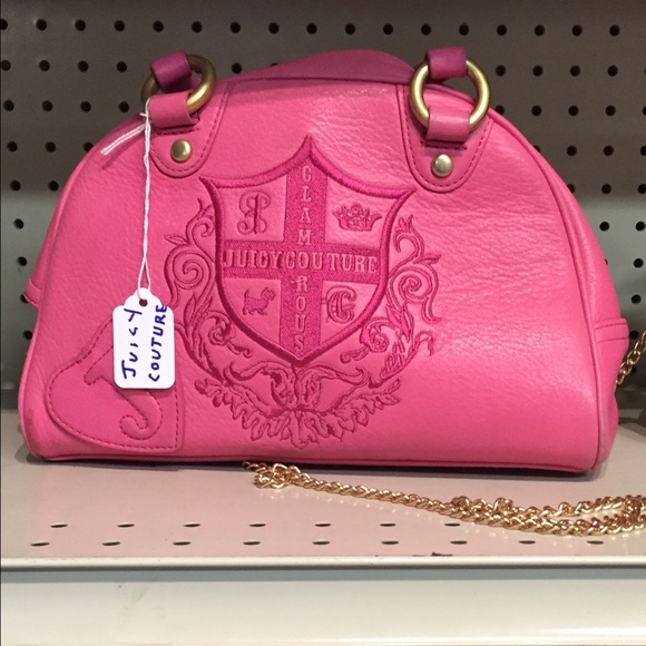 Authentic JUICY COUTURE HOT PINK HANDBAG!