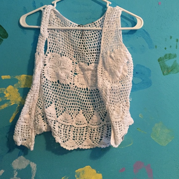 White cover up. Can't fit anymore.