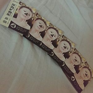 6 Black Head nose gel strips