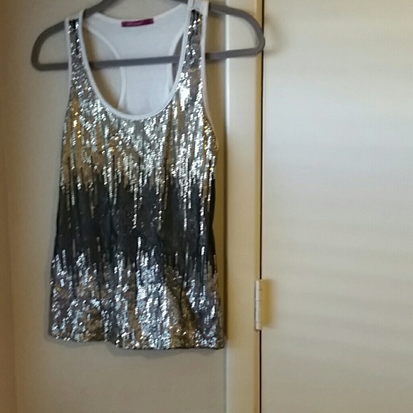Sequined Tank Top