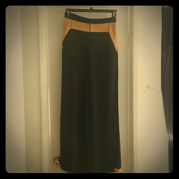 Stella and jamie Nero side slit pants