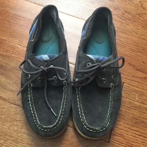 Blue Plaid Sperrys