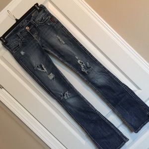 Distressed Silver Jeans