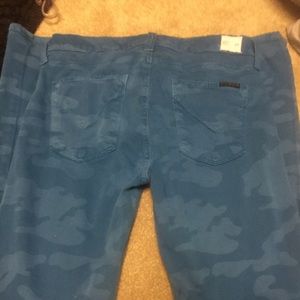 Hudson jeans! Blue camo. Skinny size 27