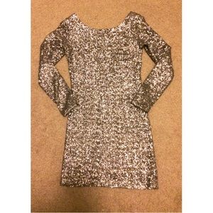 SOLD : Sequin Open Back Dress