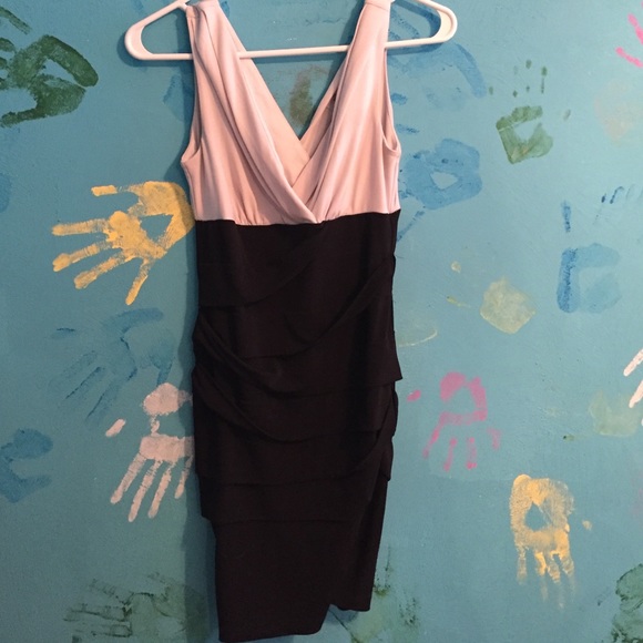 Black and white dress