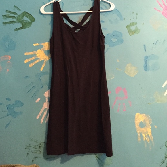 Dress with open back