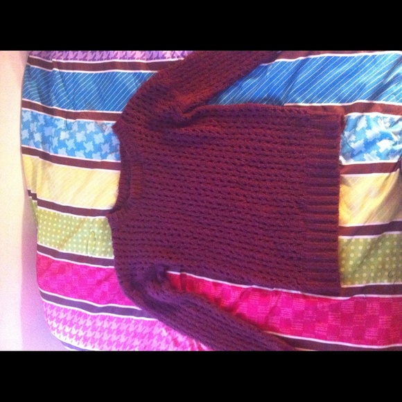 Burgundy sweater
