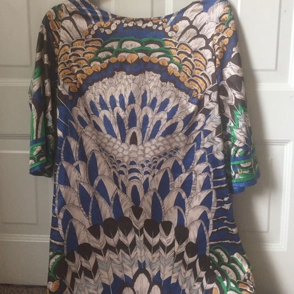 colorful silky dress from forever 21