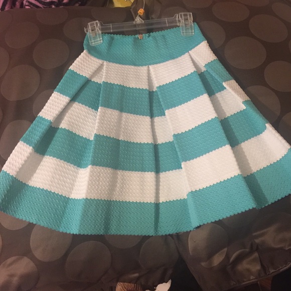 High waisted skater skirt