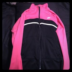 pink nike jacket