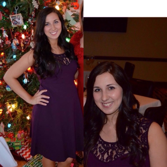 💜Beautiful Motherhood Maternity Purple Dress💜