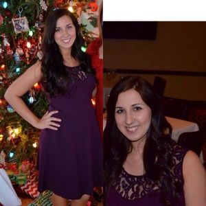 💜Beautiful Motherhood Maternity Purple Dress💜