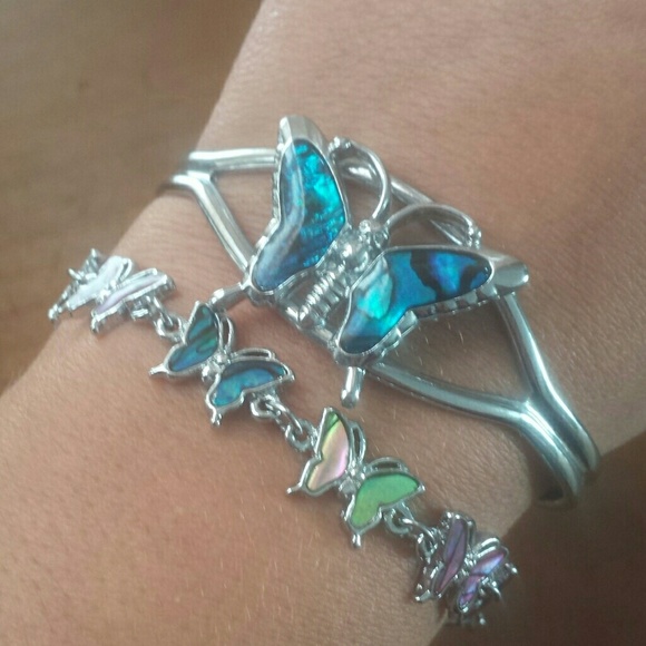 Butterfly bracelet set