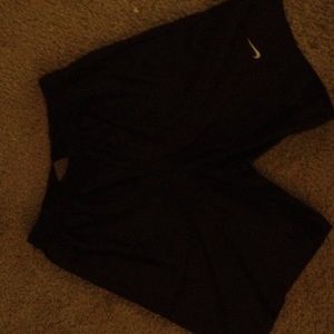Black pair Nike shorts-Clip On Tie