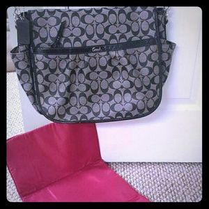 Coach Messenger Diaper Bag