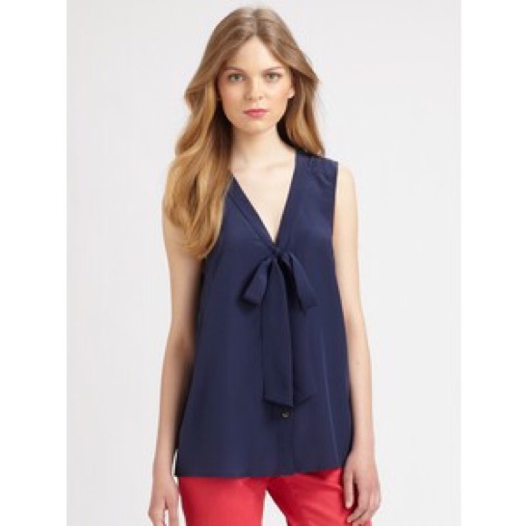 Lilly Pulitzer Raleigh Top on Navy