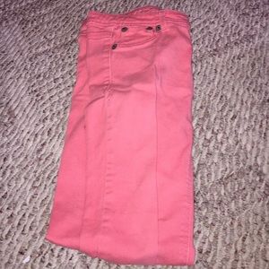 Coral Skinny Jeans