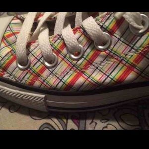Plaid new converse