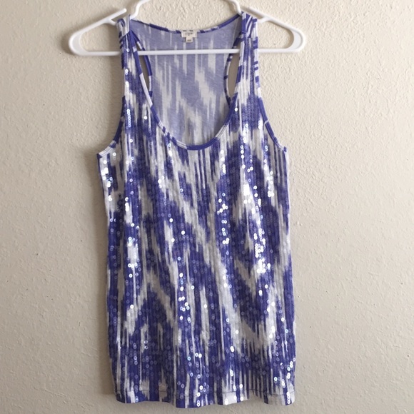 J. Crew Tops - RESERVED J Crew Sequin Tank