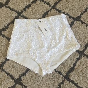 Sequin hot shorts