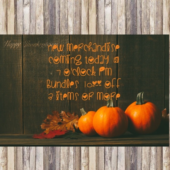 New merchandise sale