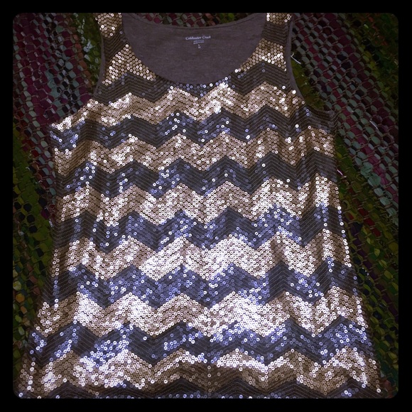 NWOT Sequin tank